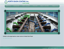 Tablet Screenshot of northbasincoating.com